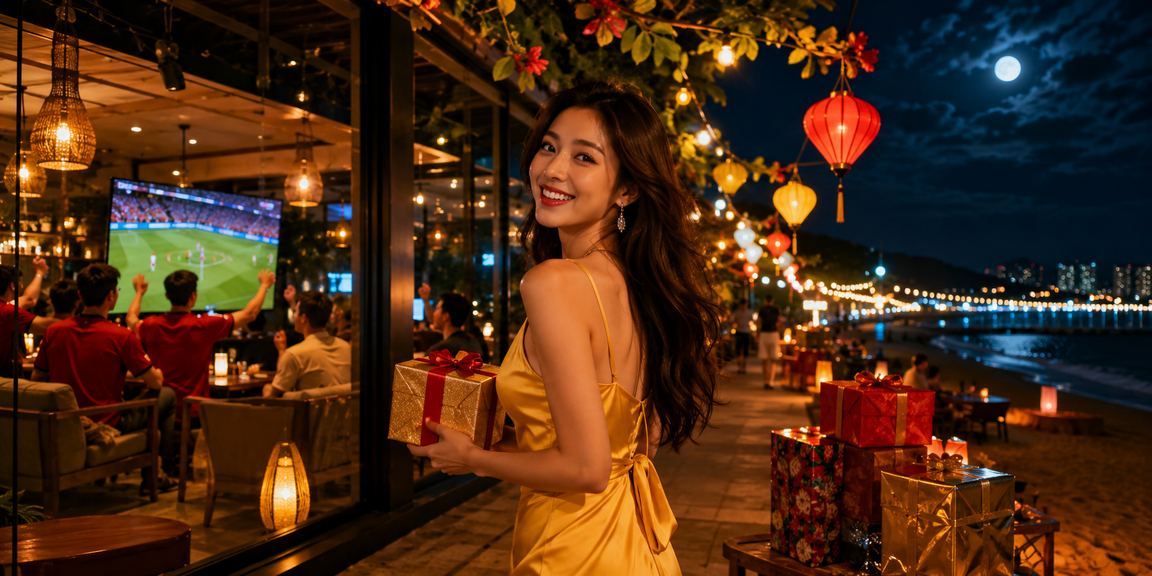 Người dùng Đà Nẵng xem bóng đá và đặt kèo tại chợ đêm qua điện thoại