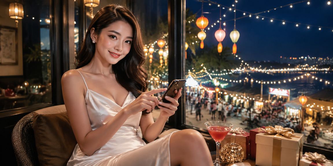 Người dùng VIP tại Hà Nội kiểm tra tài khoản và bonus trong quán cà phê