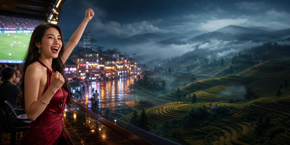 Người dùng tại Sapa theo dõi Roulette trực tuyến trong không gian núi rừng Việt Nam